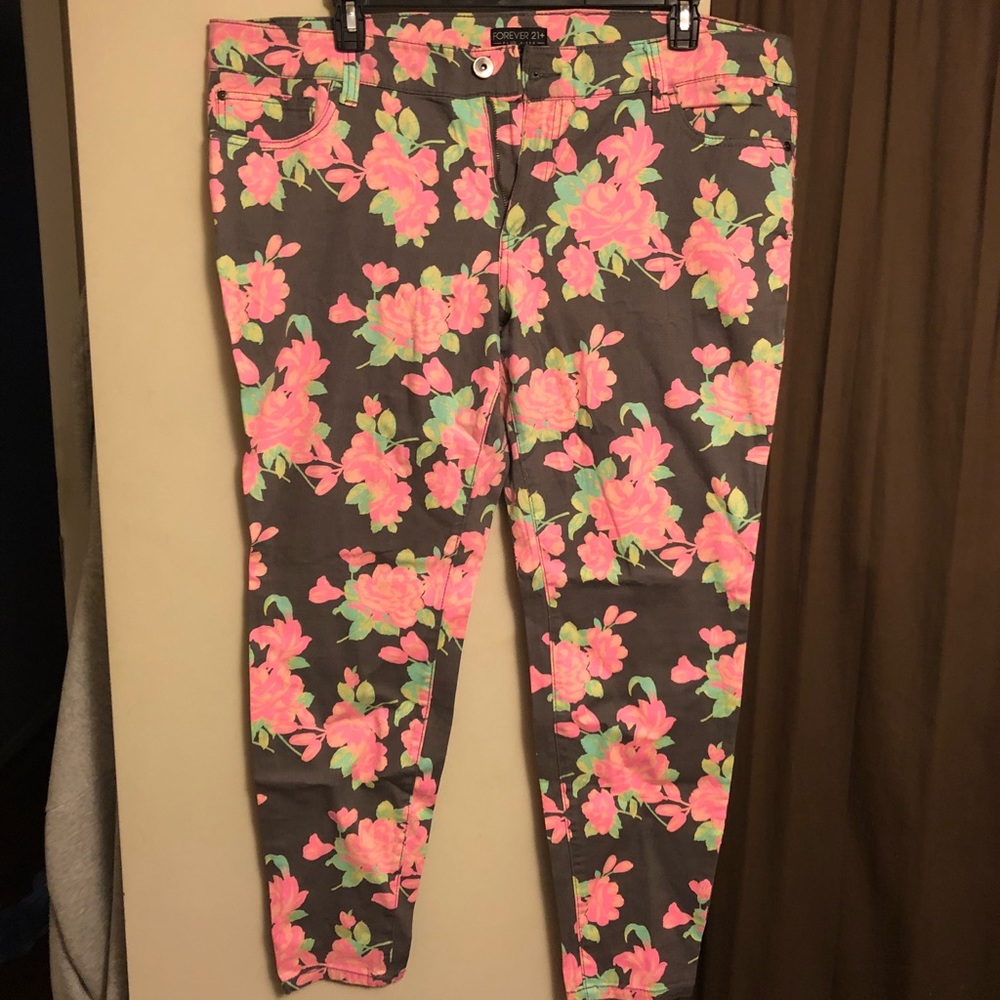 Fun floral pants